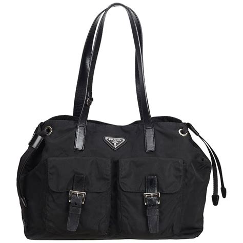 prada black bag sale|Prada nylon bags women.